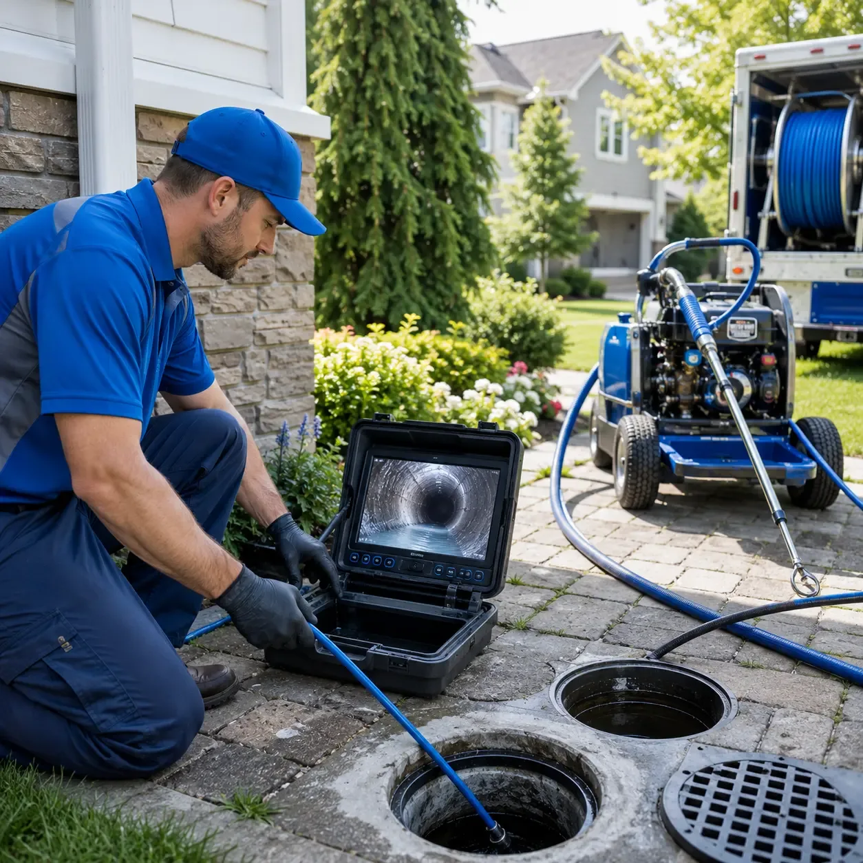 Outdoor drain cleaning professionals serving West Warwick, RI